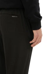 TOM TAILOR DENIM Hose Schwarz/Grün