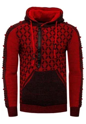Rusty Neal Kapuzensweatshirt Rot/Dunkelrot