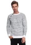 Rusty Neal Strickpullover Grau/Weiß