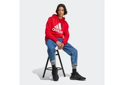 adidas Sportswear Kapuzensweatshirt ESSENTIALS BIG LOGO HOODIE Rot