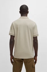 BOSS Poloshirt 'Passenger' Khaki/Beige/Braun
