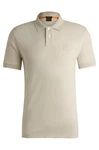 BOSS Poloshirt 'Passenger' Khaki/Beige/Braun