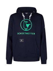 Schietwetter Kapuzenpullover Michael Herren Hoodie Lila/Türkis/Blau/Dunkelblau