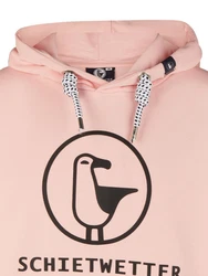 Schietwetter Kapuzenpullover Michael Herren Hoodie Rosa