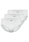 Ammann Slip 3er Pack Close to You Weiß/Creme/Grau