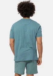 Ammann Pyjama Extra Light Cotton Set Grün/Türkis/Hellblau/Blau
