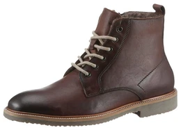 Schnrstiefel mit Schurwolle gefttert