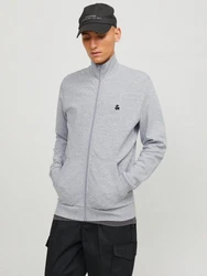 Jack & Jones Sweatjacke JJEPAULOS Grau/Hellgrau