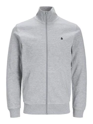 Jack & Jones Sweatjacke JJEPAULOS Grau/Hellgrau