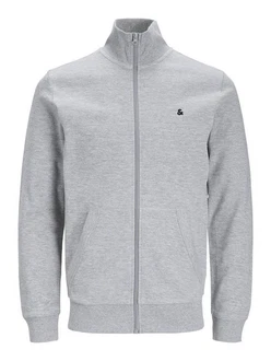 Jack & Jones Sweatjacke JJEPAULOS Grau/Hellgrau