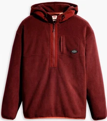 Levi's Kapuzensweatshirt ORBIT HALF ZIP blau