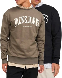 Jack & Jones Sweatshirt 2er-Pack Print Logo Pullover 