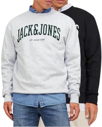 Jack & Jones Sweatshirt 2er-Pack Print Logo Pullover 