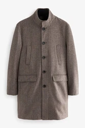 Next Steppmantel Mock-Gilet (1-tlg) Braun/Grau/Beige