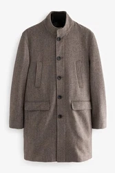 Next Steppmantel Mock-Gilet (1-tlg) Braun/Grau/Beige