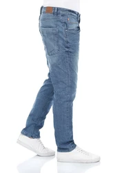 riverso Herren Jeans Hose RIVCaspar Slim Fit Jeanshose Blau/Hellblau