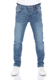 Slim-fit-Jeans Herren Jeanshose RIVCaspar Slim Fit Denim Hose mit Stretch