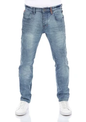 riverso Herren Jeans Hose RIVCaspar Slim Fit Jeanshose Hellblau/Blau