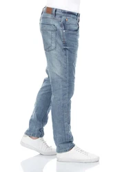 riverso Herren Jeans Hose RIVCaspar Slim Fit Jeanshose Hellblau/Blau
