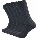 GAWILO Businesssocken für Herren aus Schurwolle Dunkelgrau/Schwarz/Grau/Dunkelblau