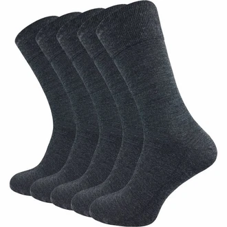 GAWILO Businesssocken für Herren aus Schurwolle Dunkelgrau/Schwarz/Grau/Dunkelblau