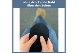 GAWILO Businesssocken für Herren aus Schurwolle Schwarz/Dunkelblau