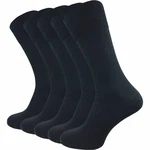GAWILO Businesssocken für Herren aus Schurwolle Schwarz/Dunkelblau