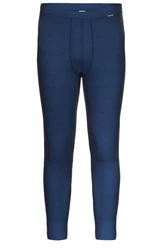 Ammann Lange Unterhose Jeans Feinripp Dunkelblau/Blau/Hellblau