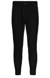 Lange Unterhose Jeans Feinripp (1-St) mit Eingriff, Bndchen, Feinripp, Ringel, 1 Stck