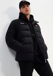 Ellesse Steppjacke NEBULA PADDED JACKET Schwarz/Dunkelblau/Braun