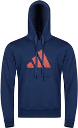 adidas Performance Perfo Script Graphic Hoody Blau/Dunkelblau/Hellblau