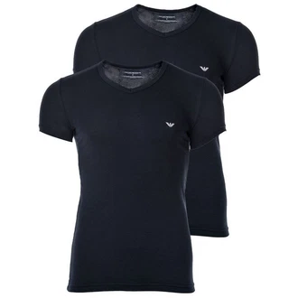 Emporio Armani Unterziehshirt 2er Pack Crew Neck Marine Emporio Armani Unterziehshirt 2er Pack Crew Neck Marine