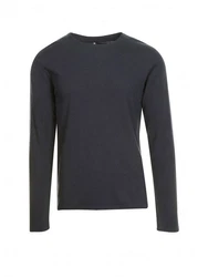 Marc O'Polo Langarmshirt Longsleeve Sweater Dunkelblau/Dunkelgrau/Grau/Schwarz