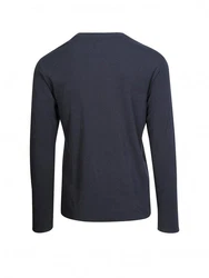 Marc O'Polo Langarmshirt Longsleeve Sweater Dunkelblau/Dunkelgrau/Grau/Schwarz