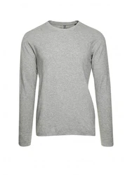 Marc O'Polo Langarmshirt Longsleeve Sweater Grau/Hellgrau