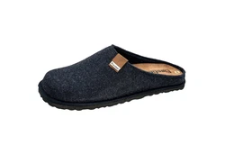 Fischer-Markenschuh Helge Hausschuh Blau/Dunkelblau/Hellblau/Grau