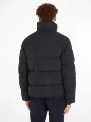 Calvin Klein Steppjacke CRINKLE NYLON QUILT JACKET Schwarz/Grau/Dunkelblau