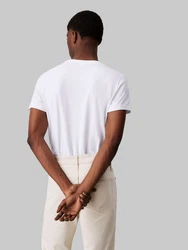 Calvin Klein T-Shirt STRETCH SLIM FIT Weiß/Creme