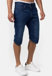 Indicode Jeansshorts Jaspar Blau/Dunkelblau/Hellblau/Lila
