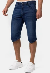 Indicode Jeansshorts Jaspar Blau/Dunkelblau/Hellblau/Lila