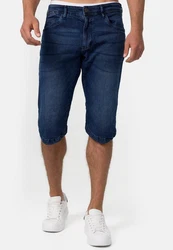 Indicode Jeansshorts Jaspar Blau/Dunkelblau/Hellblau/Lila