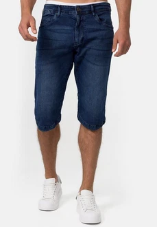Indicode Jeansshorts Jaspar Blau/Dunkelblau/Hellblau/Lila
