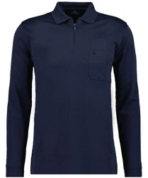 RAGMAN Polo Langarmshirt 