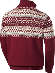 Hinterstoisser Norwegerpullover Herren Dunkelrot/Bordeaux