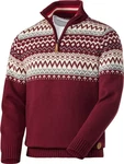 Hinterstoisser Norwegerpullover Herren Dunkelrot/Bordeaux
