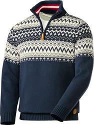 Hinterstoisser Norwegerpullover Herren Dunkelblau/Blau/Hellblau
