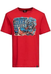 KingKerosin Print Shirt Killer Kahuna Rot/Dunkelrot