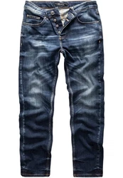 REPUBLIX Straight-Jeans NAT Herren Regular Fit Blau/Dunkelblau