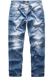 REPUBLIX Straight-Jeans NAT Herren Regular Fit Blau/Hellblau