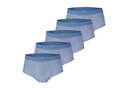 ESGE Slip mit Eingriff (5-St) Herren Blau/Hellblau
